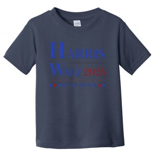 Kamala Harris Tim Walz Waltz Election Party Wear Toddler T-Shirt