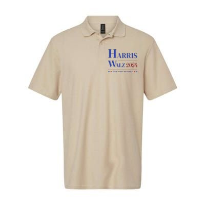 Kamala Harris Tim Walz Waltz Election Party Wear Softstyle Adult Sport Polo