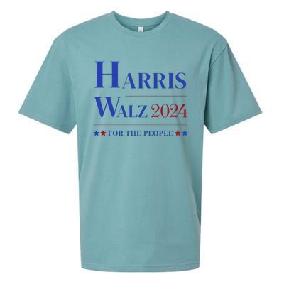 Kamala Harris Tim Walz Waltz Election Party Wear Sueded Cloud Jersey T-Shirt