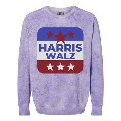 Kamala Harris Tim Walz Waltz Election Party Wear Colorblast Crewneck Sweatshirt