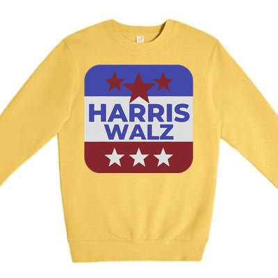 Kamala Harris Tim Walz Waltz Election Party Wear Premium Crewneck Sweatshirt