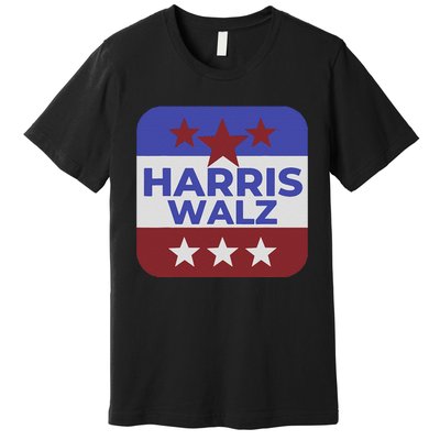 Kamala Harris Tim Walz Waltz Election Party Wear Premium T-Shirt