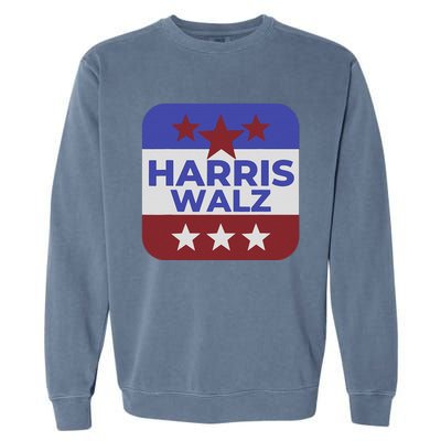 Kamala Harris Tim Walz Waltz Election Party Wear Garment-Dyed Sweatshirt