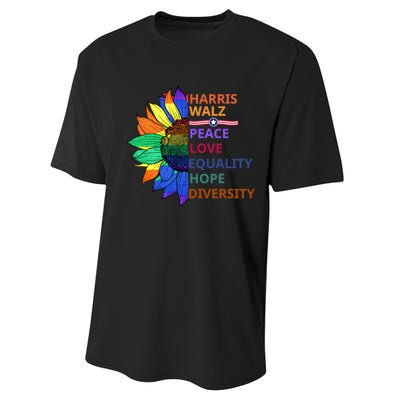 Kamala Harris Tim Walz Waltz Performance Sprint T-Shirt