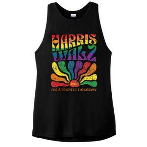 Kamala Harris Tim Waltz 2024 Ladies PosiCharge Tri-Blend Wicking Tank