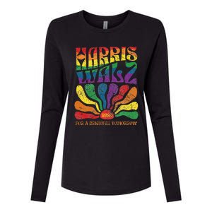 Kamala Harris Tim Waltz 2024 Womens Cotton Relaxed Long Sleeve T-Shirt