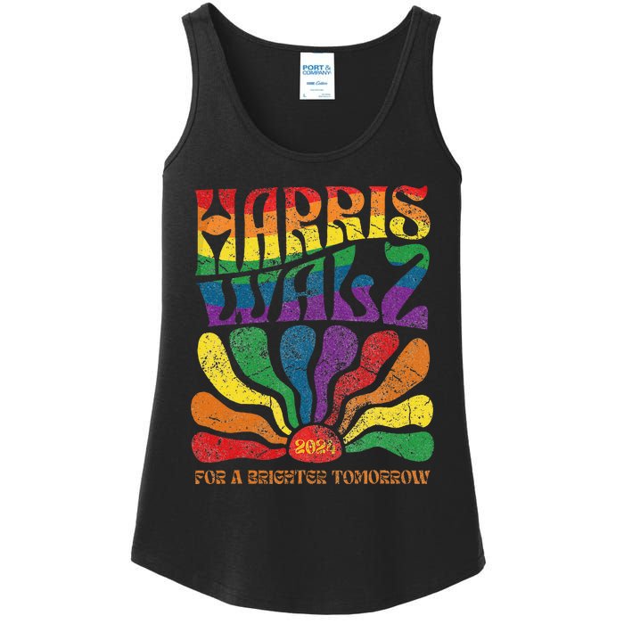 Kamala Harris Tim Waltz 2024 Ladies Essential Tank