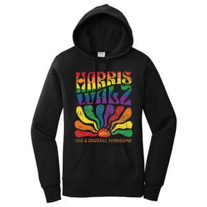 Kamala Harris Tim Waltz 2024 Women's Pullover Hoodie