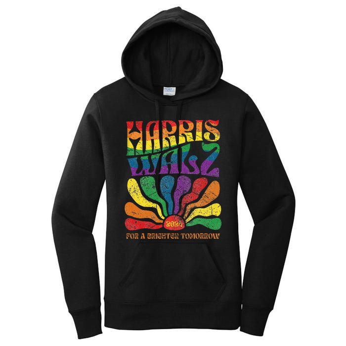 Kamala Harris Tim Waltz 2024 Women's Pullover Hoodie