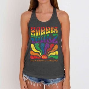 Kamala Harris Tim Waltz 2024 Women's Knotted Racerback Tank