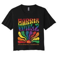 Kamala Harris Tim Waltz 2024 Women's Crop Top Tee