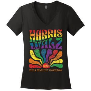 Kamala Harris Tim Waltz 2024 Women's V-Neck T-Shirt