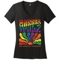 Kamala Harris Tim Waltz 2024 Women's V-Neck T-Shirt