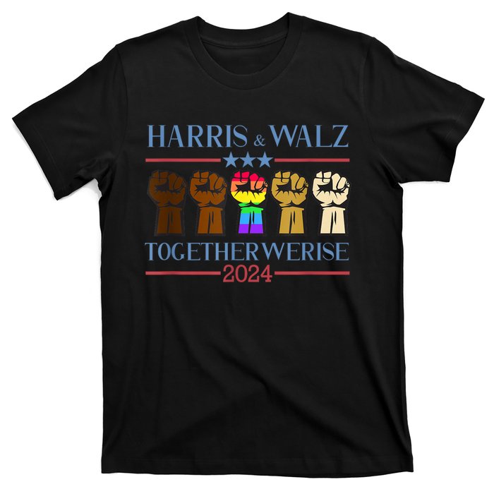 Kamala Harris Tim Walz 2024 Election Lgbt Harris Walz Waltz T-Shirt