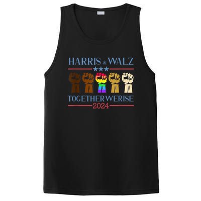 Kamala Harris Tim Walz 2024 Election Lgbt Harris Walz Waltz PosiCharge Competitor Tank