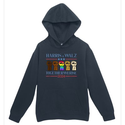 Kamala Harris Tim Walz 2024 Election Lgbt Harris Walz Waltz Urban Pullover Hoodie