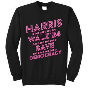 Kamala Harris Tim Walz 2024 Election Harris Waltz Save Demo Cracy Sweatshirt