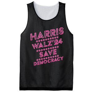 Kamala Harris Tim Walz 2024 Election Harris Waltz Save Demo Cracy Mesh Reversible Basketball Jersey Tank