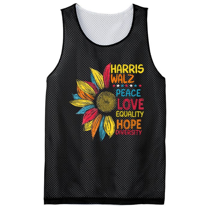 Kamala Harris Tim Walz 2024 Peace Lgbt Harris Walz Waltz Mesh Reversible Basketball Jersey Tank