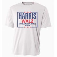 Kamala Harris Tim Walz Waltz Make America Joyful Again 2024 Cooling Performance Crew T-Shirt