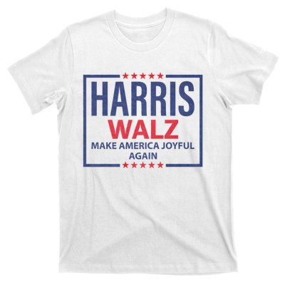 Kamala Harris Tim Walz Waltz Make America Joyful Again 2024 T-Shirt