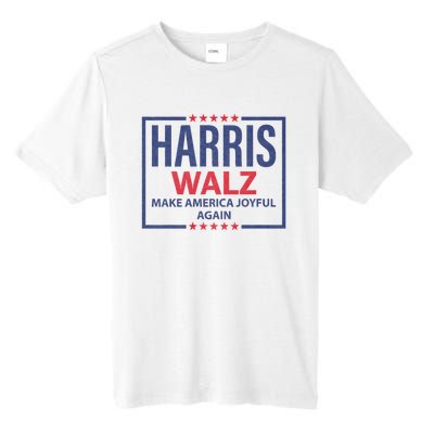 Kamala Harris Tim Walz Waltz Make America Joyful Again 2024 Tall Fusion ChromaSoft Performance T-Shirt