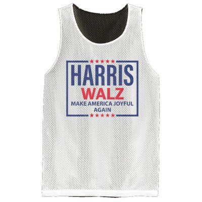 Kamala Harris Tim Walz Waltz Make America Joyful Again 2024 Mesh Reversible Basketball Jersey Tank