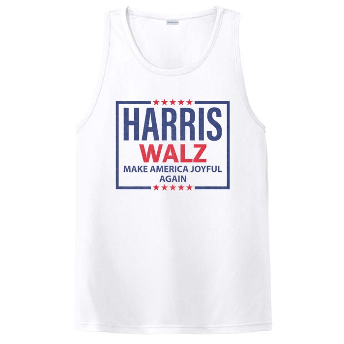 Kamala Harris Tim Walz Waltz Make America Joyful Again 2024 PosiCharge Competitor Tank