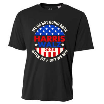 Kamala Harris Tim Walz 2024 When We Fight We Win Cooling Performance Crew T-Shirt