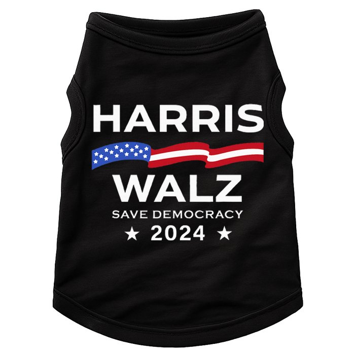 Kamala Harris Tim Waltz 2024 Save Democracy Election 2024 Doggie Tank