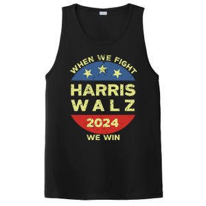 Kamala Harris Tim Walz 2024 When We Fight We Win PosiCharge Competitor Tank