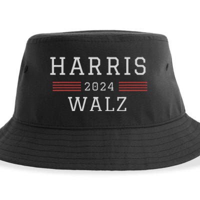 Kamala Harris Tim Waltz 2024 Harris Walz 2024 Election Sustainable Bucket Hat