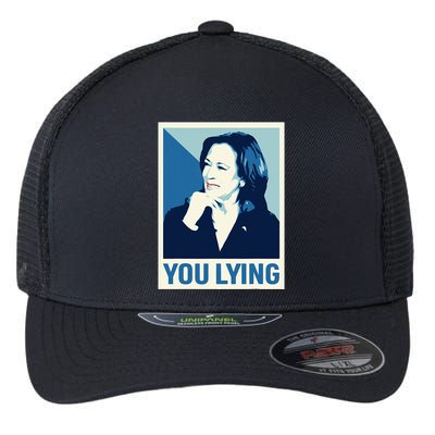 Kamala Harris Trump Debate 2024 Meme I Know You Lying Flexfit Unipanel Trucker Cap