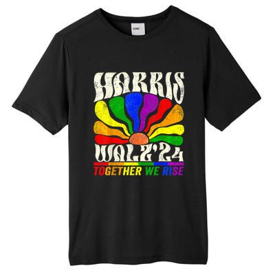 Kamala Harris Tim Walz Pride Lgbt 2024 Together We Rise Tall Fusion ChromaSoft Performance T-Shirt