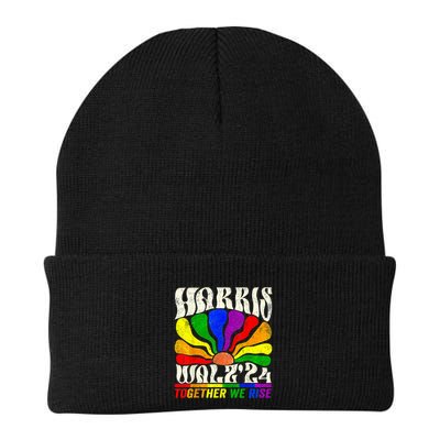 Kamala Harris Tim Walz Pride Lgbt 2024 Together We Rise Beanie