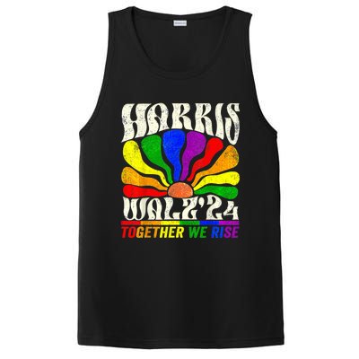 Kamala Harris Tim Walz Pride Lgbt 2024 Together We Rise PosiCharge Competitor Tank