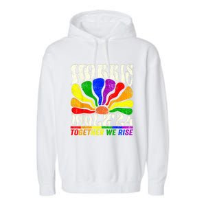 Kamala Harris Tim Walz Pride Lgbt 2024 Together We Rise Garment-Dyed Fleece Hoodie