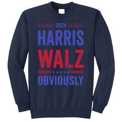 Kamala Harris Tim Walz Obviously Election 2024 Harris Waltz Sweatshirt