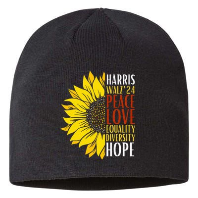 Kamala Harris Tim Walz 24 Lgbt Harris Walz Waltz 2024 Sustainable Beanie