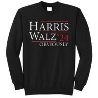 Kamala Harris Tim Walz Obviously Election 2024 Harris Waltz Sweatshirt