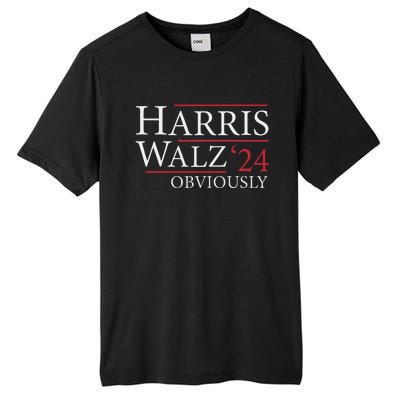 Kamala Harris Tim Walz Obviously Election 2024 Harris Waltz Tall Fusion ChromaSoft Performance T-Shirt