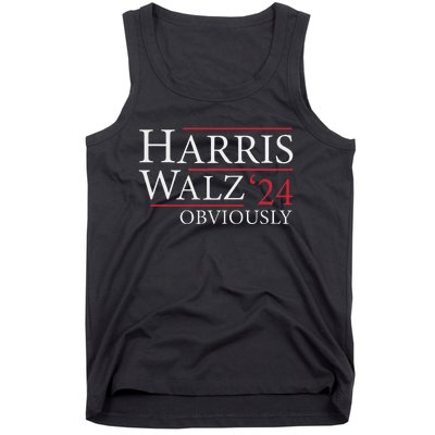 Kamala Harris Tim Walz Obviously Election 2024 Harris Waltz Tank Top