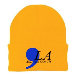 Kamala Harris Tim Walz Coach Comma 2024 Knit Cap Winter Beanie