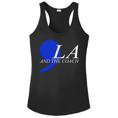 Kamala Harris Tim Walz Coach Comma 2024 Ladies PosiCharge Competitor Racerback Tank