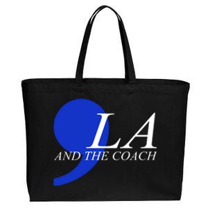 Kamala Harris Tim Walz Coach Comma 2024 Cotton Canvas Jumbo Tote