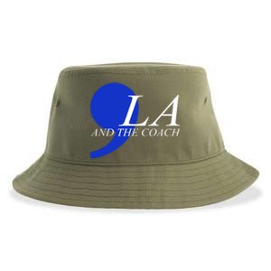 Kamala Harris Tim Walz Coach Comma 2024 Sustainable Bucket Hat