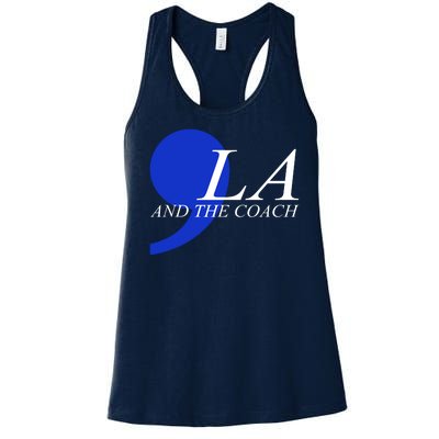 Kamala Harris Tim Walz Coach Comma 2024 Women's Racerback Tank