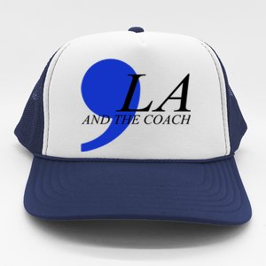 Kamala Harris Tim Walz Coach Comma 2024 Trucker Hat