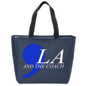 Kamala Harris Tim Walz Coach Comma 2024 Zip Tote Bag