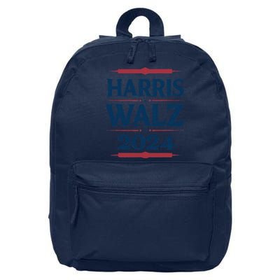 Kamala Harris Tim Walz Waltz 16 in Basic Backpack